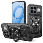 For Xiaomi Poco F8 Ultra  /  Redmi K90 Pro Max 5G Magnetic Case Rotating Kickstand TPU + PC Phone Cover