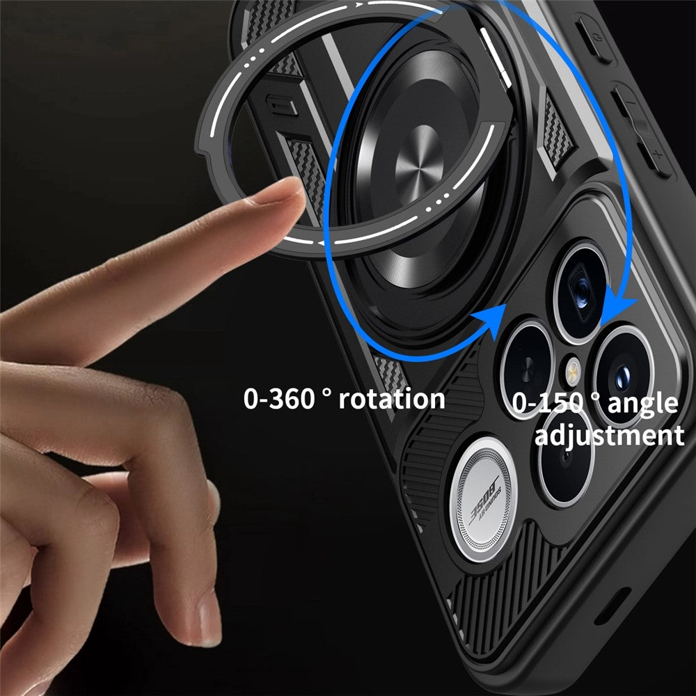 For Xiaomi Poco F8 Ultra  /  Redmi K90 Pro Max 5G Magnetic Case Rotating Kickstand TPU + PC Phone Cover