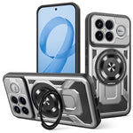For Xiaomi Poco F8 Ultra  /  Redmi K90 Pro Max 5G Magnetic Case Rotating Kickstand TPU + PC Phone Cover