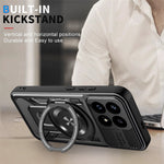 For Xiaomi Poco F8 Pro 5G  /  Redmi K90 5G Magnetic Case Rotating Kickstand TPU + PC Phone Cover