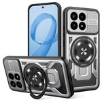 For Xiaomi Poco F8 Pro 5G  /  Redmi K90 5G Magnetic Case Rotating Kickstand TPU + PC Phone Cover