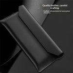 Til Samsung Galaxy Z TriFold 5G Etui Konvolutstil Ægte Koskind Anti-fald Telefoncover