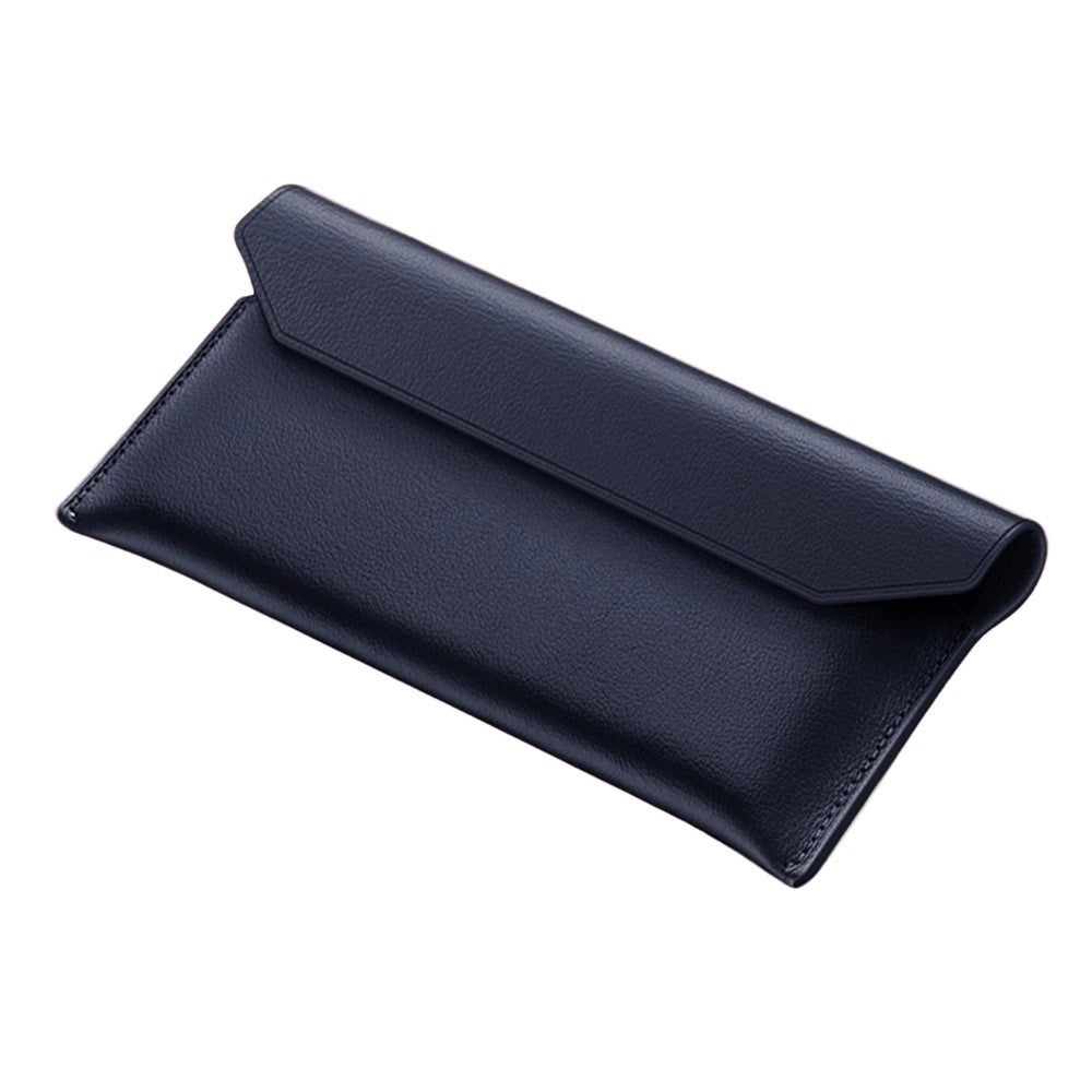Til Samsung Galaxy Z TriFold 5G Etui Konvolutstil Ægte Koskind Anti-fald Telefoncover