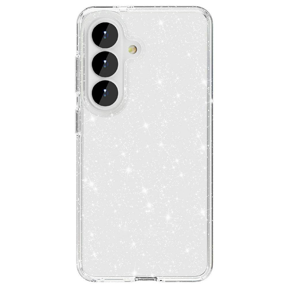 For Samsung Galaxy S26+ Case Sparkly Powder Glitter Shiny Soft TPU + Hard PC Back Cover