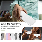 For Samsung Galaxy S26+ Case Sparkly Powder Glitter Shiny Soft TPU + Hard PC Back Cover