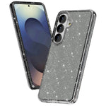 For Samsung Galaxy S26+ Case Sparkly Powder Glitter Shiny Soft TPU + Hard PC Back Cover
