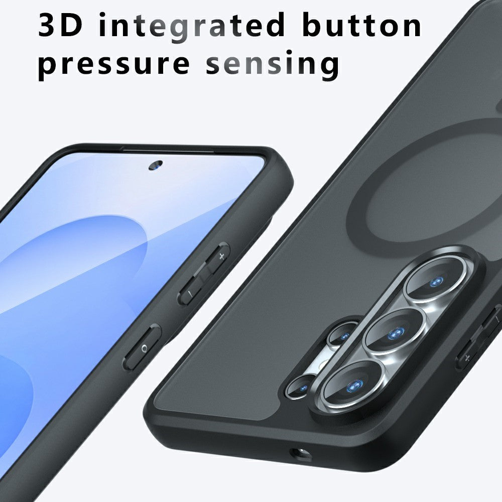 For Samsung Galaxy S26 Ultra Magnetic Case TPU + PC Matte Skin Touch Phone Cover