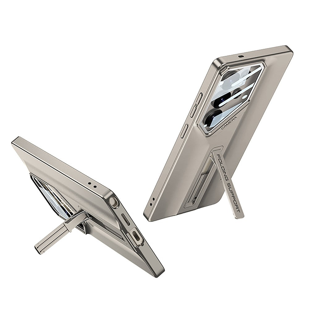 GKK-etui til Samsung Galaxy S26 Ultra, støttende, stødsikkert PC-etui med glaslinsebeskyttelse