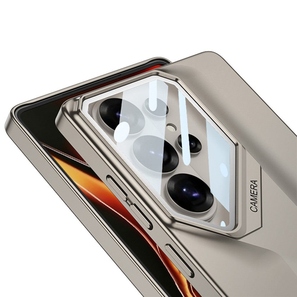 GKK-etui til Samsung Galaxy S26 Ultra, støttende, stødsikkert PC-etui med glaslinsebeskyttelse