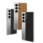 GKK For Samsung Galaxy S26 Ultra Case Electroplated PU Leather + PC + TPU Matte Phone Back Cover