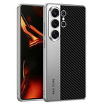 GKK For Samsung Galaxy S26 Ultra Case Electroplated PU Leather + PC + TPU Matte Phone Back Cover