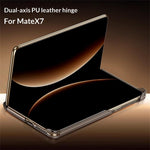 GKK For Huawei Mate X7 Magnetic Case Dual Axis Hinge Protection PU Leather + TPU  + PC Phone Cover