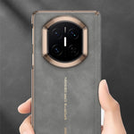 GKK For Huawei Mate X7 Magnetic Case Dual Axis Hinge Protection PU Leather + TPU  + PC Phone Cover