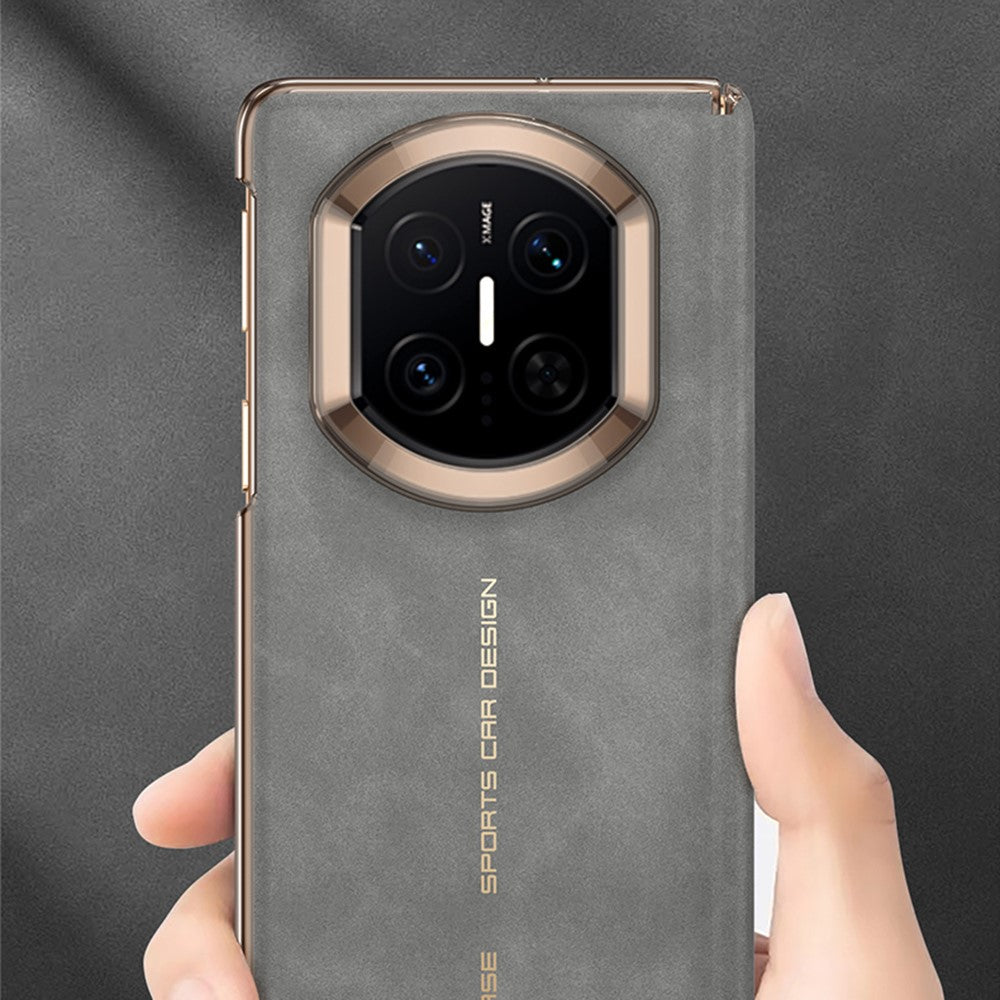 GKK For Huawei Mate X7 Magnetic Case Dual Axis Hinge Protection PU Leather + TPU  + PC Phone Cover