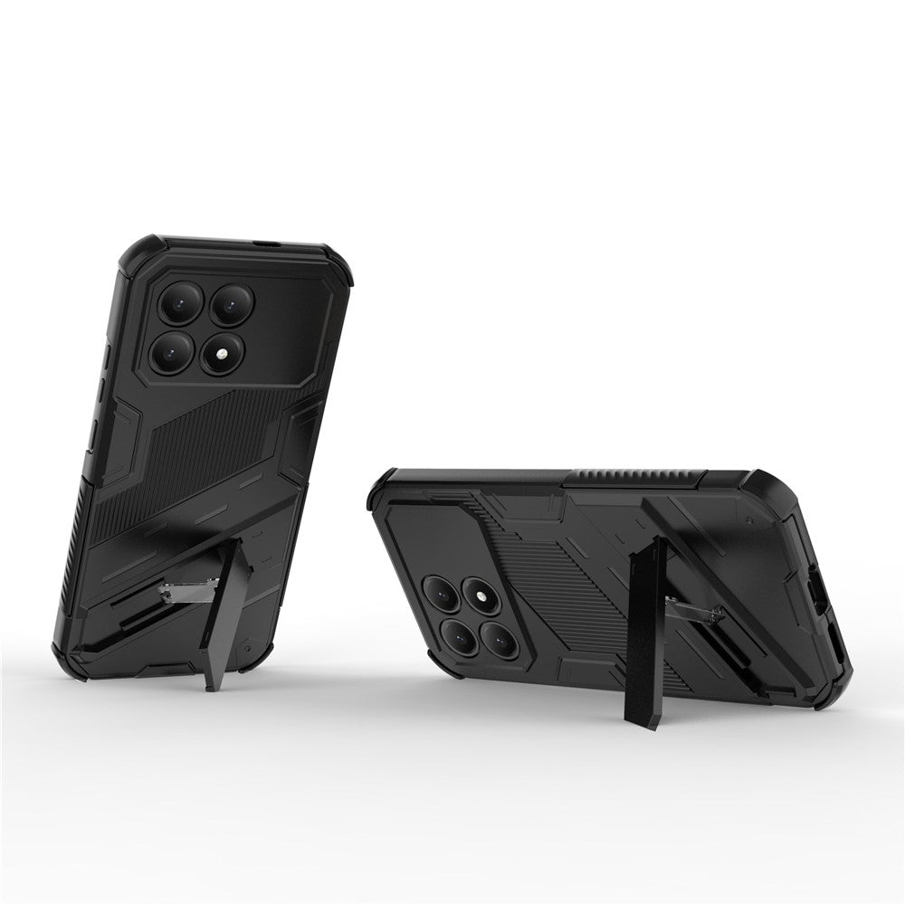 For Xiaomi Redmi K90 5G  /  Poco F8 Pro 5G Case PC + TPU Shockproof Phone Cover with Kickstand