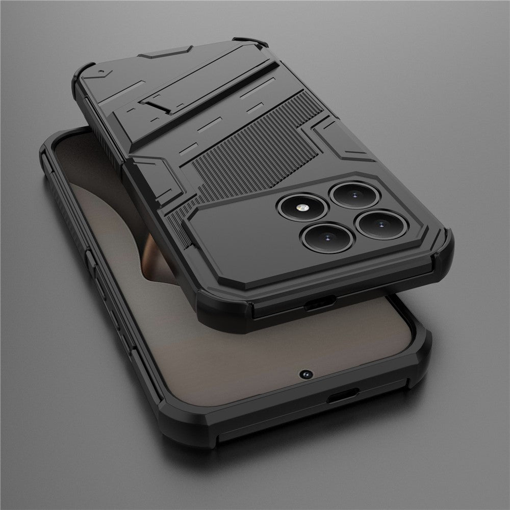 For Xiaomi Redmi K90 5G  /  Poco F8 Pro 5G Case PC + TPU Shockproof Phone Cover with Kickstand