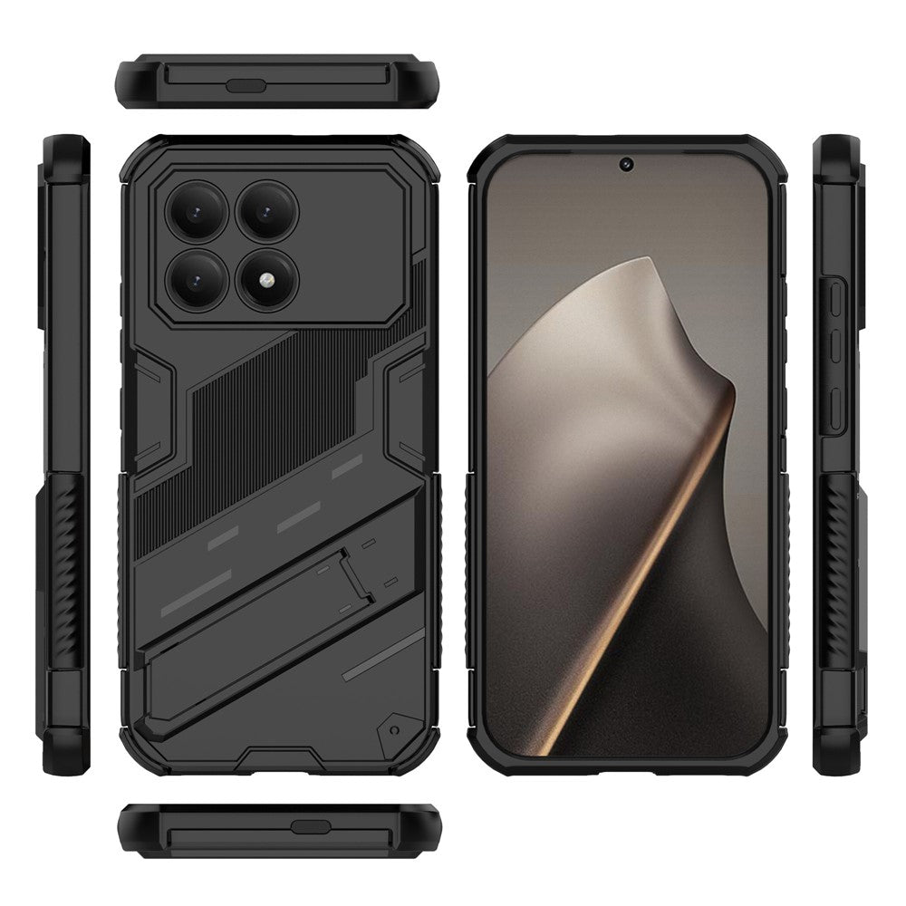 For Xiaomi Redmi K90 5G  /  Poco F8 Pro 5G Case PC + TPU Shockproof Phone Cover with Kickstand