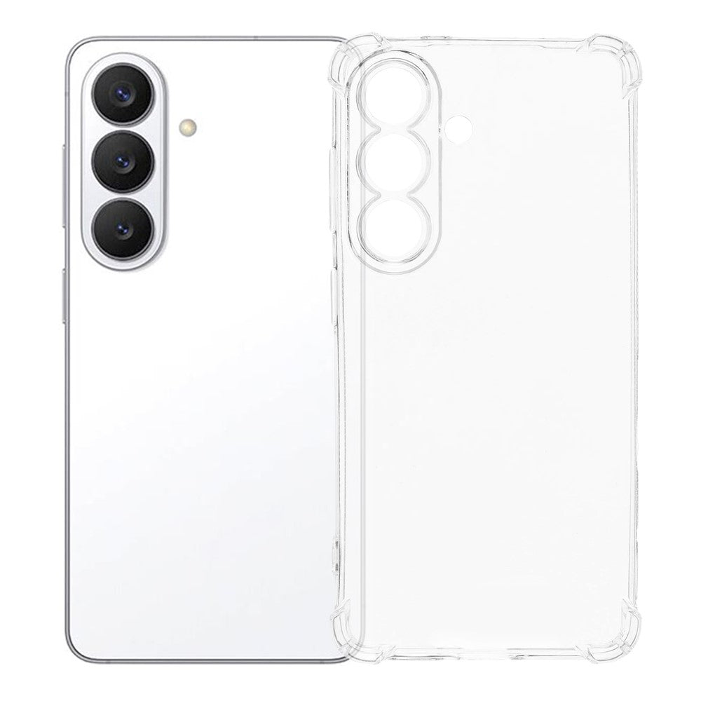 For Samsung Galaxy S26 Transparent TPU Case Reinforced Corners Drop-proof Phone Cover