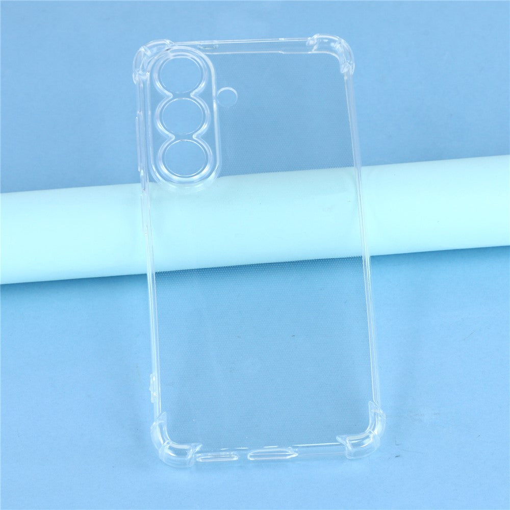 Samsung Galaxy S26+ Transparent TPU-skal Förstärkta hörn Fallsäkert mobilskydd