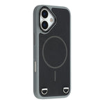 For iPhone 17 Case Compatible with MagSafe Skin Touch Synthetic Leather + PC Phone Back Cover with Card Slot