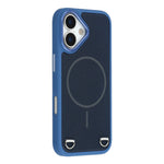 For iPhone 17 Case Compatible with MagSafe Skin Touch Synthetic Leather + PC Phone Back Cover with Card Slot