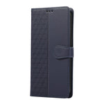Phone Case For Honor Magic8 Lite 5G  /  X9d 5G  /  X70 5G Splicing Imprinted Rhombus Leather Cover with Wrist Strap