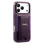 CASENEO For iPhone 18 Pro / 17 Pro Case with Foldable Kickstand TPU PU Leather PC Card Bag Magnetic Phone Cover  Compatible with MagSafe