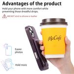 CASENEO For iPhone 16 Pro Magnetic Case with Detachable Card Slot TPU PU Leather Silicone Wristband PC Drop-proof Phone Cover Compatible with MagSafe