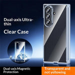 For Samsung Galaxy Z TriFold 5G Case Dual-Axis Shockproof TPU + PC Clear Phone Cover