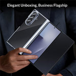 For Samsung Galaxy Z TriFold 5G Case Dual-Axis Shockproof TPU + PC Clear Phone Cover