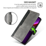 Til Motorola Moto G67 Power 5G Etui Kontrastfarvet Pung Læder Telefoncover