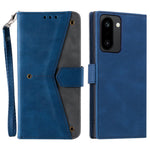 OnePlus 15R 5G Läderfodral Skarvningssömmar Plånboksfodral med handledsrem
