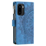 OnePlus 15R 5G Plånboksfodral Mandala Blommönster PU-läder mobilskal med Handledsrem