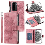 OnePlus 15R 5G Plånboksfodral Mandala Blommönster PU-läder mobilskal med Handledsrem