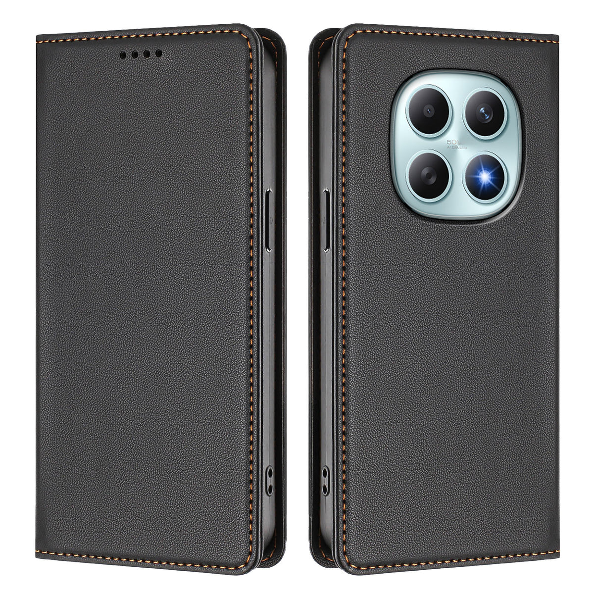 For Xiaomi Poco M8 5G / Redmi Note 15 5G (Global) / 15 4G (Global) Leather Wallet Case Magnetic Closure RFID Blocking Phone Cover