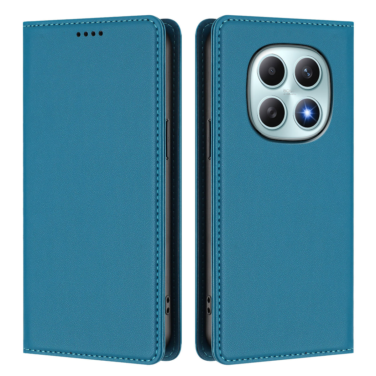 For Xiaomi Poco M8 5G / Redmi Note 15 5G (Global) / 15 4G (Global) Leather Wallet Case Magnetic Closure RFID Blocking Phone Cover
