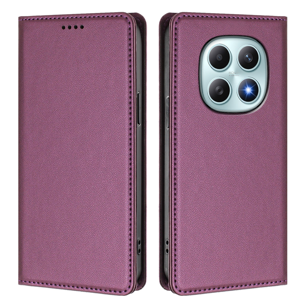 For Xiaomi Poco M8 5G / Redmi Note 15 5G (Global) / 15 4G (Global) Leather Wallet Case Magnetic Closure RFID Blocking Phone Cover