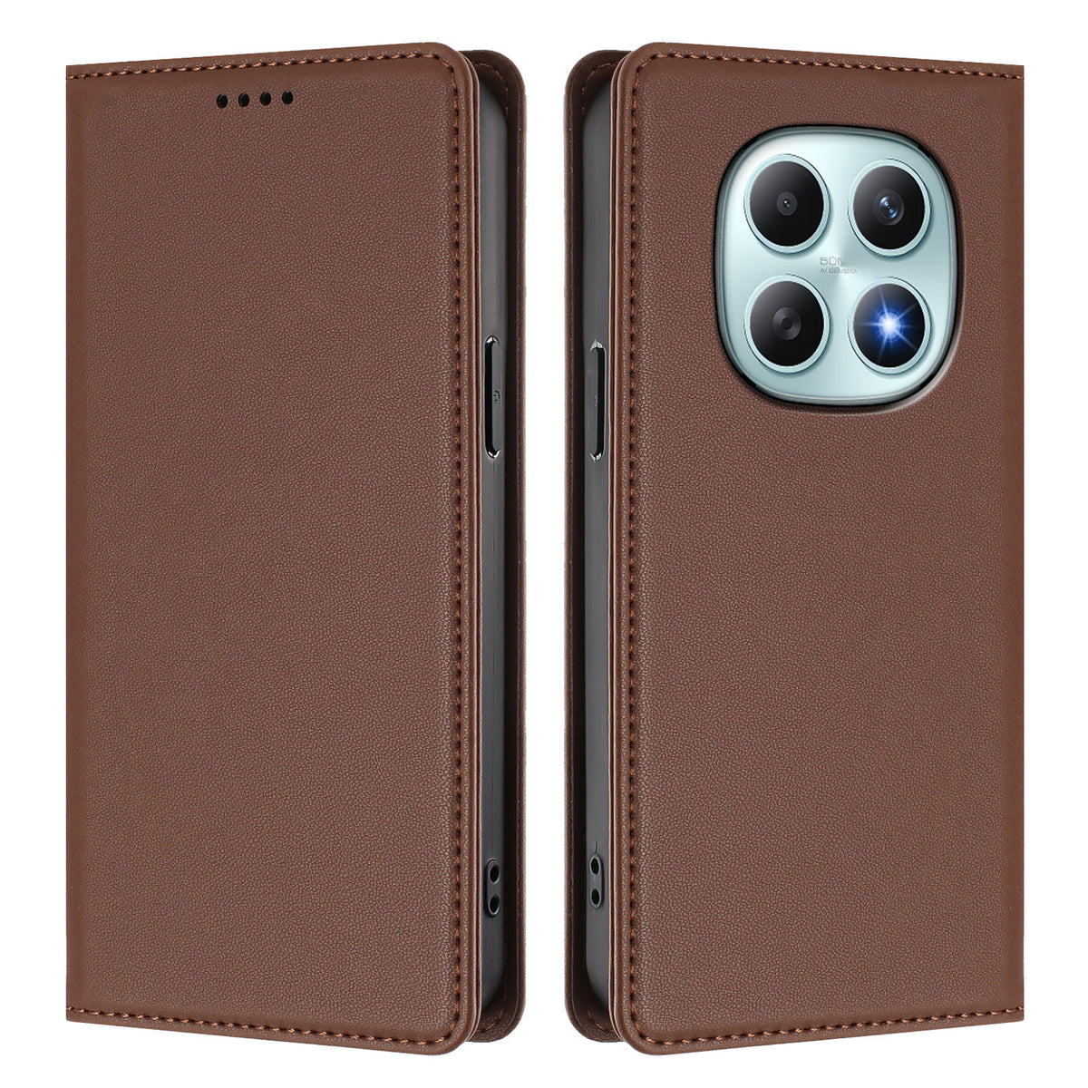 For Xiaomi Poco M8 5G / Redmi Note 15 5G (Global) / 15 4G (Global) Leather Wallet Case Magnetic Closure RFID Blocking Phone Cover