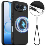For Honor 500 Pro 5G Magnetic Case Anti-Drop Liquid Silicone Phone Cover