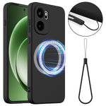 OnePlus Ace 6 5G / OnePlus Ace 6T 5G / OnePlus 15R 5G Magnetiskt skal Fallskyddande flytande silikonmobilskal