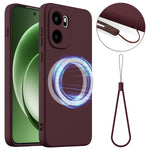 OnePlus Ace 6 5G / OnePlus Ace 6T 5G / OnePlus 15R 5G Magnetiskt skal Fallskyddande flytande silikonmobilskal