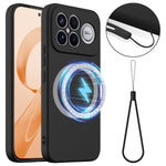 For Xiaomi Poco F8 Ultra / Xiaomi Redmi K90 Pro Max 5G Magnetic Case Anti-Drop Liquid Silicone Phone Cover
