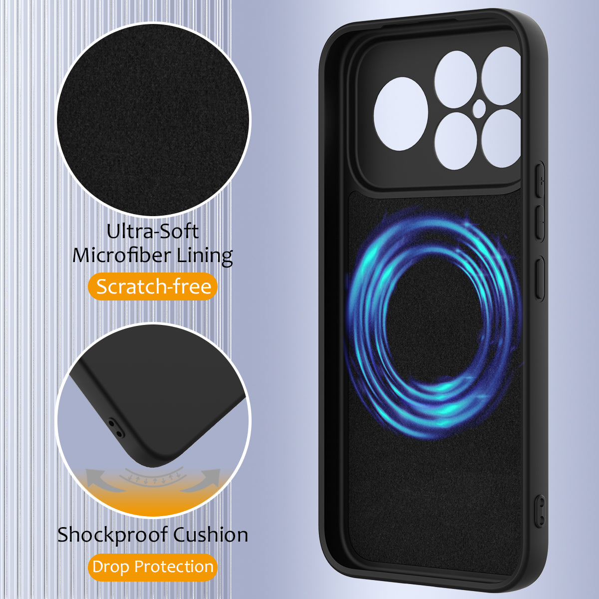 For Xiaomi Poco F8 Ultra / Xiaomi Redmi K90 Pro Max 5G Magnetic Case Anti-Drop Liquid Silicone Phone Cover