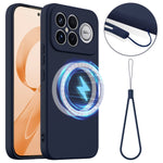 For Xiaomi Poco F8 Ultra / Xiaomi Redmi K90 Pro Max 5G Magnetic Case Anti-Drop Liquid Silicone Phone Cover