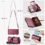 CASEME For Samsung Galaxy S26 Leather Case  C36 Zipper 10 Card Slots Phone Cover with Straps