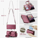 CASEME For Samsung Galaxy S26 Ultra Leather Case C36 Zipper 10 Card Slots Phone Cover with Straps