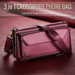 CASEME For Samsung Galaxy S26+ Leather Case  C36 Zipper 10 Card Slots Phone Cover with Straps