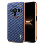 AZNS mobilskal till Huawei Mate 80 Pro / Mate 80 Galvaniserad Kolfiberstruktur PU + TPU mobilskal