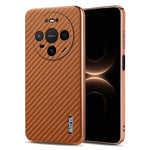 AZNS mobilskal till Huawei Mate 80 Pro / Mate 80 Galvaniserad Kolfiberstruktur PU + TPU mobilskal