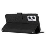 Xiaomi Redmi Note 11T Pro 5G / Note 11T Pro+ 5G / Note 12T Pro 5G / Poco X4 GT 5G / Redmi K50i 5G Plånboksfodral med tryck, PU-läder, stativ, magnetiskt mobilfodral med axelrem